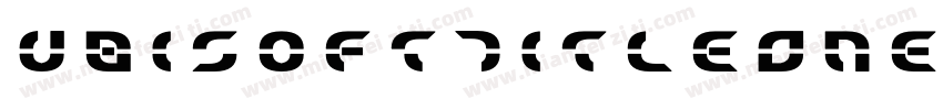 UbisoftTitleOne Bold字体转换